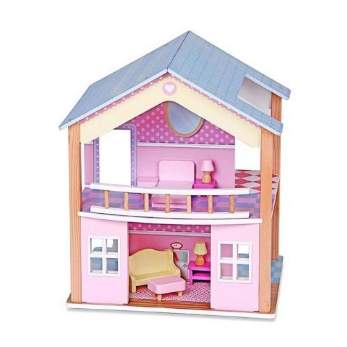 Babaház kék tetős