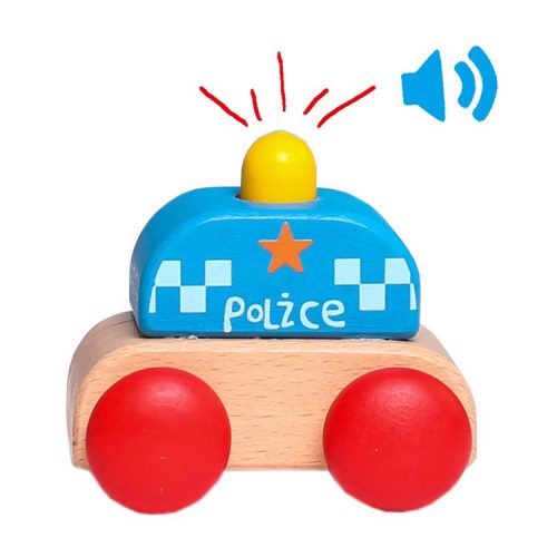 Mini rendőrautó szirénázó