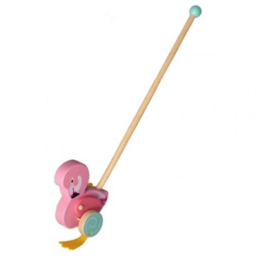 Tologatós játék - Modell totyogó flamingó