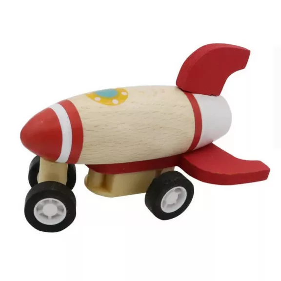 Lendkerekes mini rakéta (natúr-piros) Lendkerekes mini rakéta (natúr-piros)