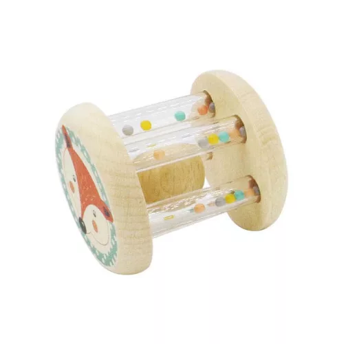 Mókuskerék csörgő (1 golyóval) - róka