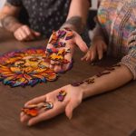 Fa puzzle oroszlán A5 - 95db