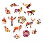 Fa puzzle hiúz A5 - 95 darabos