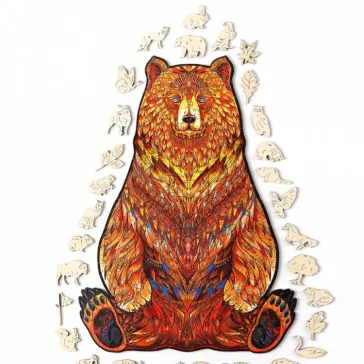 Fa puzzle medve A4 - 150 db