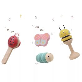 Ritmushangszerkészlet 4 db-os - méhecskés