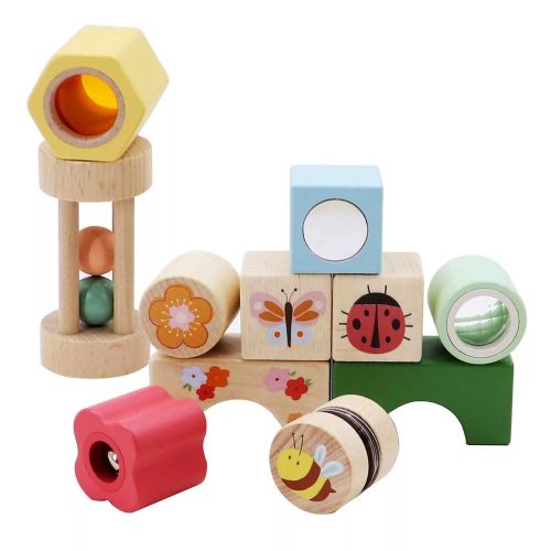 Hangot adó, rovaros építőkocka -14 db-os