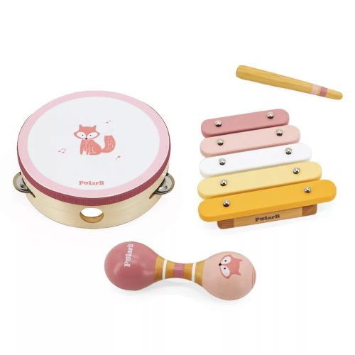 PolarB - hangszerkészlet - rókás, 3 db-os