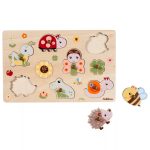 Eichhorn fogantyús puzzle kis állatok - natúr háttérrel