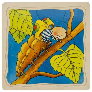 Goki - Réteg-puzzle, pillangó fejlődése