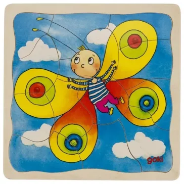 Goki - Réteg-puzzle, pillangó fejlődése