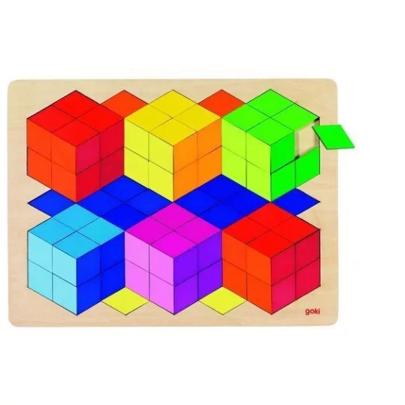 Goki Kockák puzzle 86 darab Goki Kockák puzzle 86 darab