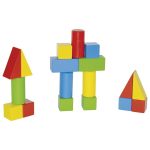 Goki építőkockák, húzható kocsiban