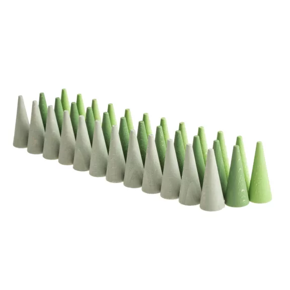Grapat Mandala Green Cone - zöld kúpok Grapat Mandala Green Cone - zöld kúpok