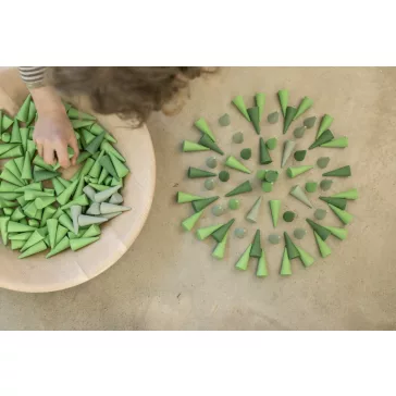 Grapat Mandala Green Cone - zöld kúpok