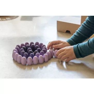 Grapat Mandala Egg - lila tojások