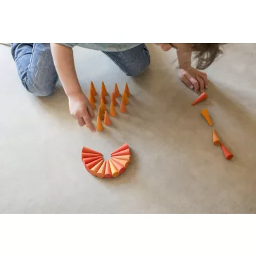Grapat Mandala Orange Cone - narancs kúpok