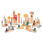 Grapat Happy place - fa építőjáték 40db