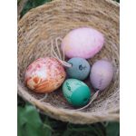 Grapat Aurora eggs - Húsvéti fa díszek - hideg színek