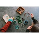 Grapat mandala hideg színek mix 81db