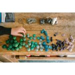 Grapat mandala hideg színek mix 81db