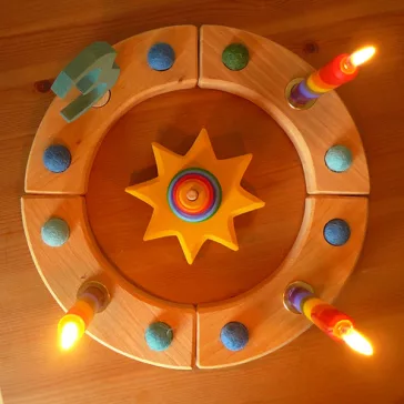 Grimm's csillag alakú gyertyatartó