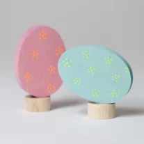Grimm's festett fa gyertya húsvéti szett Floral Duo