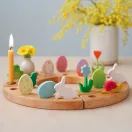 Grimm's festett fa gyertya húsvéti szett Floral Duo