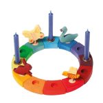 Grimm's festett fa gyertya pillangó