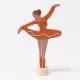Grimm's festett fa gyertya, ballerina (narancssárga)