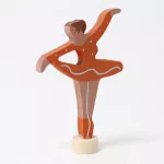 Grimm's festett fa gyertya, ballerina (narancssárga)