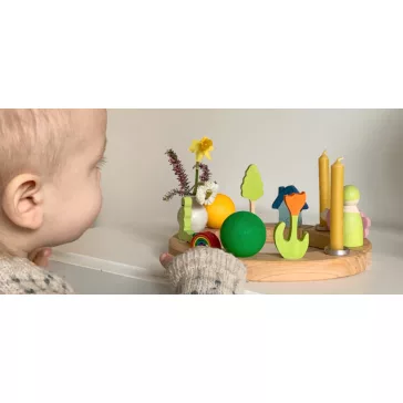 Grimm's festett fa gyertya fóka