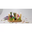 Grimm's festett fa gyertya egérke szürke-lila Grimm's festett fa gyertya egérke szürke-lila