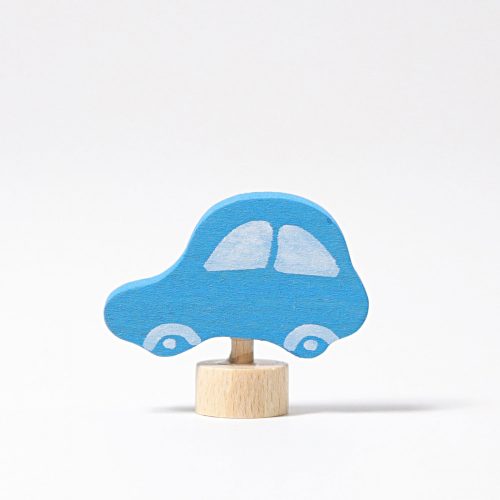 Grimm's festett fa gyertya kék autó