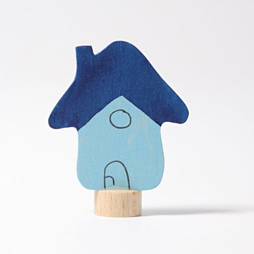 Grimm's festett fa gyertya kék ház