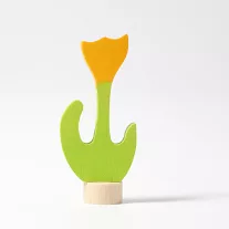 Grimm's festett fa gyertya piros tulipán