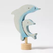 Grimm's festett fa gyertya, két delfin