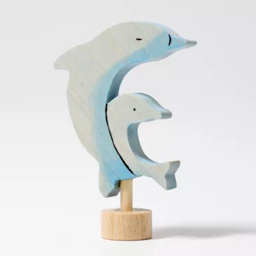 Grimm's festett fa gyertya, két delfin
