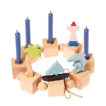 Grimm's festett fa gyertya, két delfin