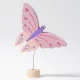 Grimm's festett fa gyertya pink pillangó