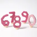 Grimm's díszítő számok (6-0, pink) - Modell 7-es Grimm's díszítő számok (6-0, pink) - Modell 7-es