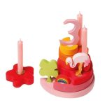 Grimm's díszítő számok (1-5, pink) - Modell 1-es