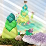 Fantázia építő levél torony