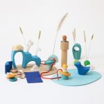 Grimm's mini világ TENGER fa játékkészlet