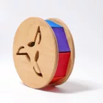 Grimm's Hang és színkerék csörgő babajáték - Sound and Colour wheel