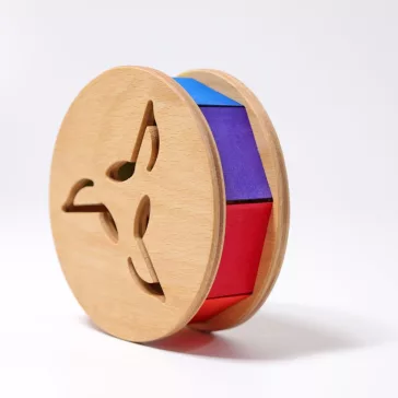   Grimm's Hang és színkerék csörgő babajáték - Sound and Colour wheel