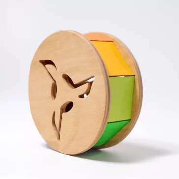   Grimm's Hang és színkerék csörgő babajáték - Sound and Colour wheel