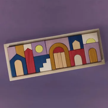 Grimms Panorama fa építőjáték szett