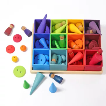 12 részes szivárvány szortírozó