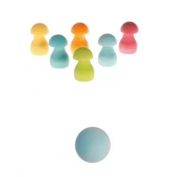Grimm's pasztell szivárvány gomba figura