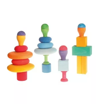 Grimm's pasztell szivárvány gomba figura